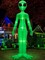 14 Ft Giant Halloween Inflatable Alien Decoration with Built-in LEDs (Green)
